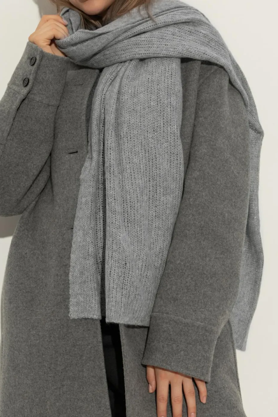 Lisa Yang GREY Scarf "Ulla"