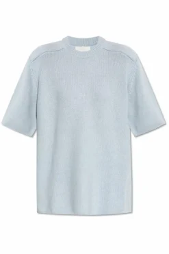 Lisa Yang light blue Sweater "Elvina"