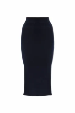 Lisa Yang NAVY BLUE āRonjaā skirt