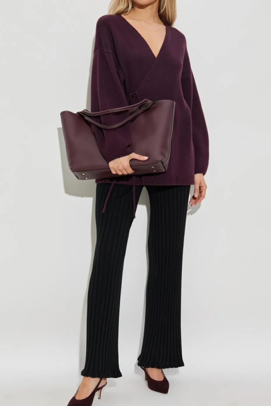 Lisa Yang PURPLE Cardigan "Laurina"