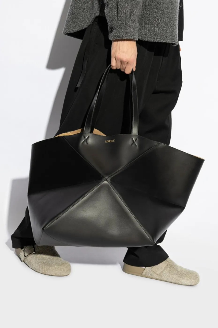 Loewe BLACK Bag XXl Puzzle Fold