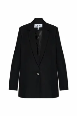 Loewe BLACK Blazer with wrap closure