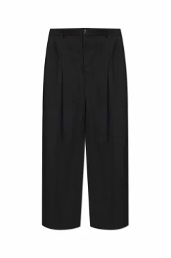 Loewe BLACK Creased trousers