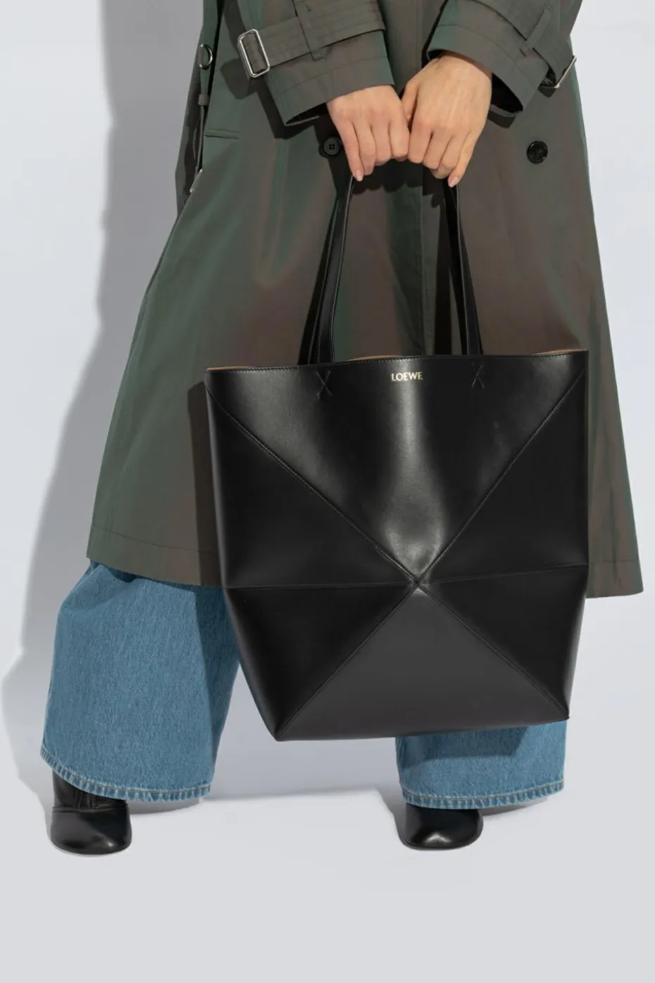 Loewe BLACK ‘Fold XL’ Shopper Bag