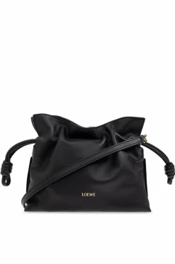 Loewe BLACK Handbag `Flameno Medium`