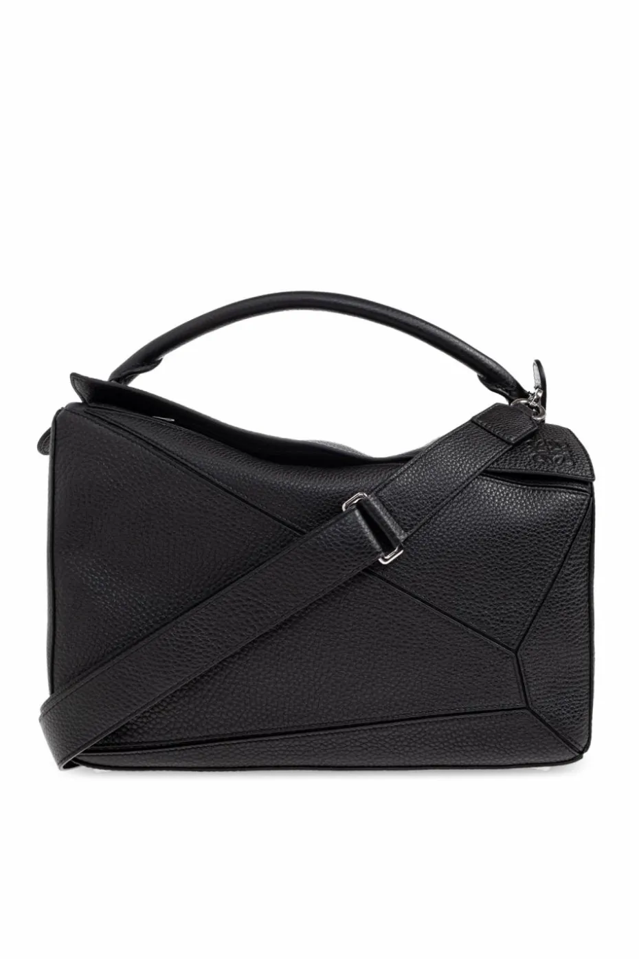 Loewe BLACK Handbag `Puzzle Large`