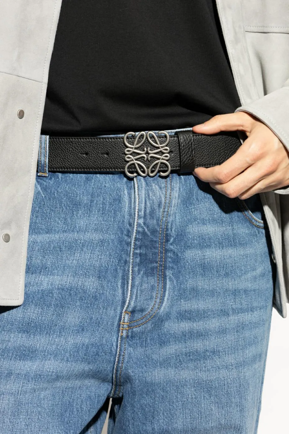 Loewe BLACK Logo belt