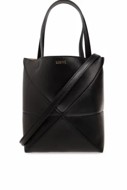 Loewe BLACK ‘Mini Puzzle Fold’ shoulder bag