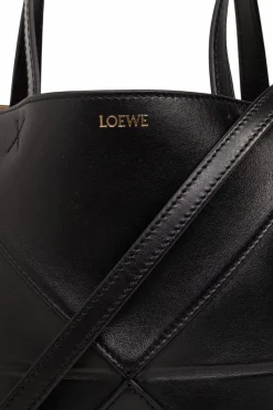 Loewe BLACK ‘Mini Puzzle Fold’ shoulder bag