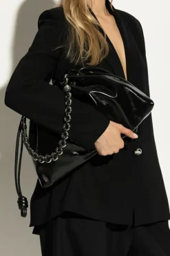 Loewe BLACK Shoulder bag "Flamenco Large"