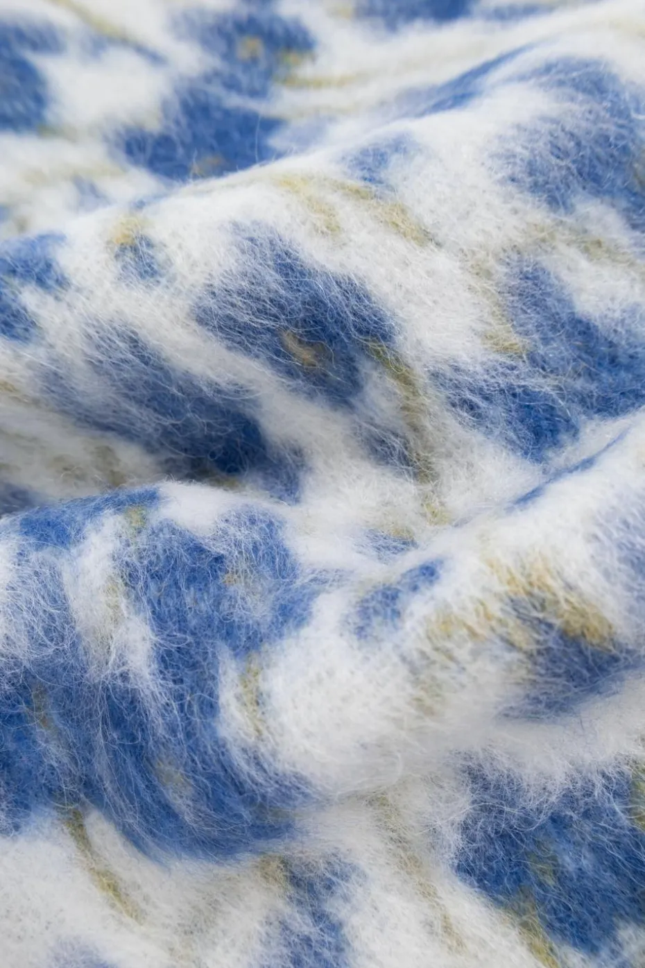 Loewe BLUE Scarf with floral motif