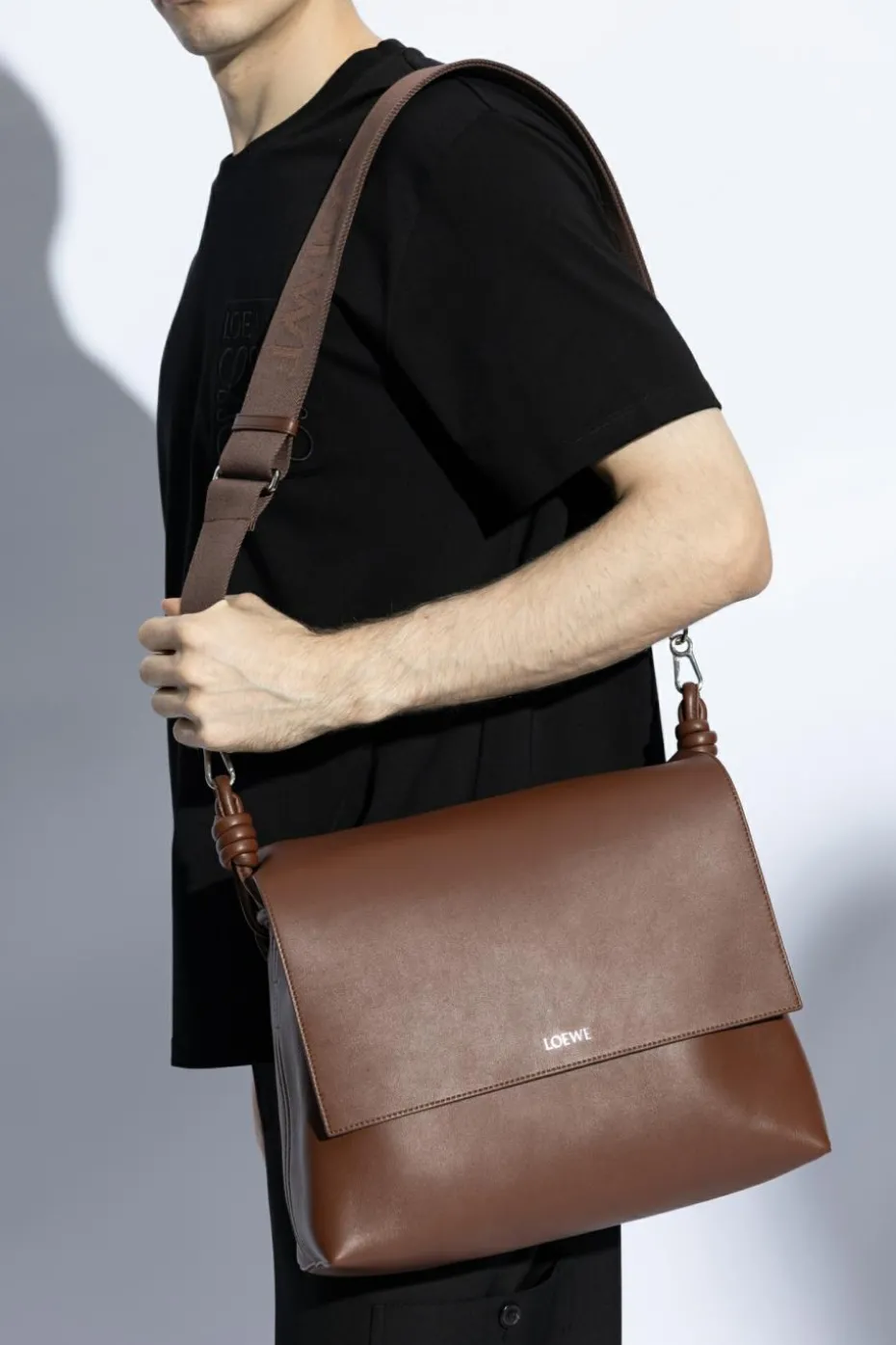 Loewe BROWN Flamenco Shoulder Bag