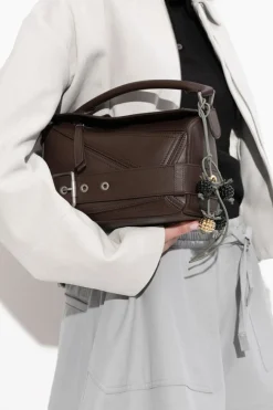 Loewe BROWN Handbag `Small Puzzle`