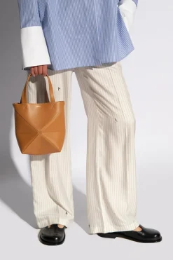 Loewe BROWN ‘Mini Puzzle Fold’ shoulder bag