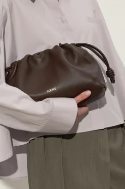 Loewe BROWN Shoulder bag `Medium Flamenco`