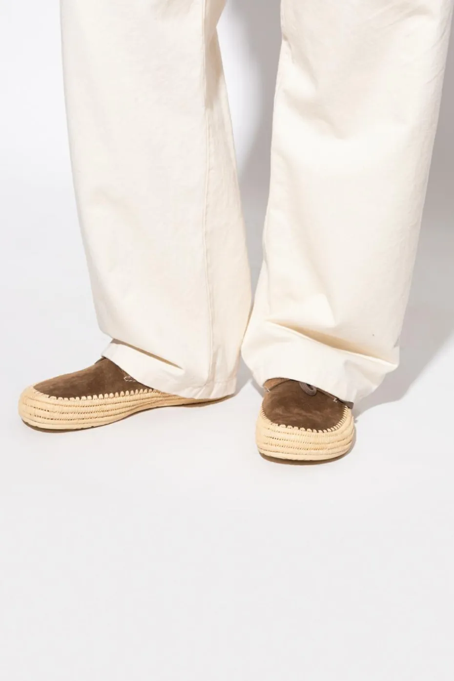 Loewe BROWN Suede shoes `Rio`