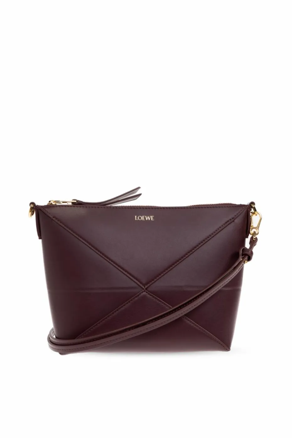 Loewe BURGUNDY Bag Puzzle Fold