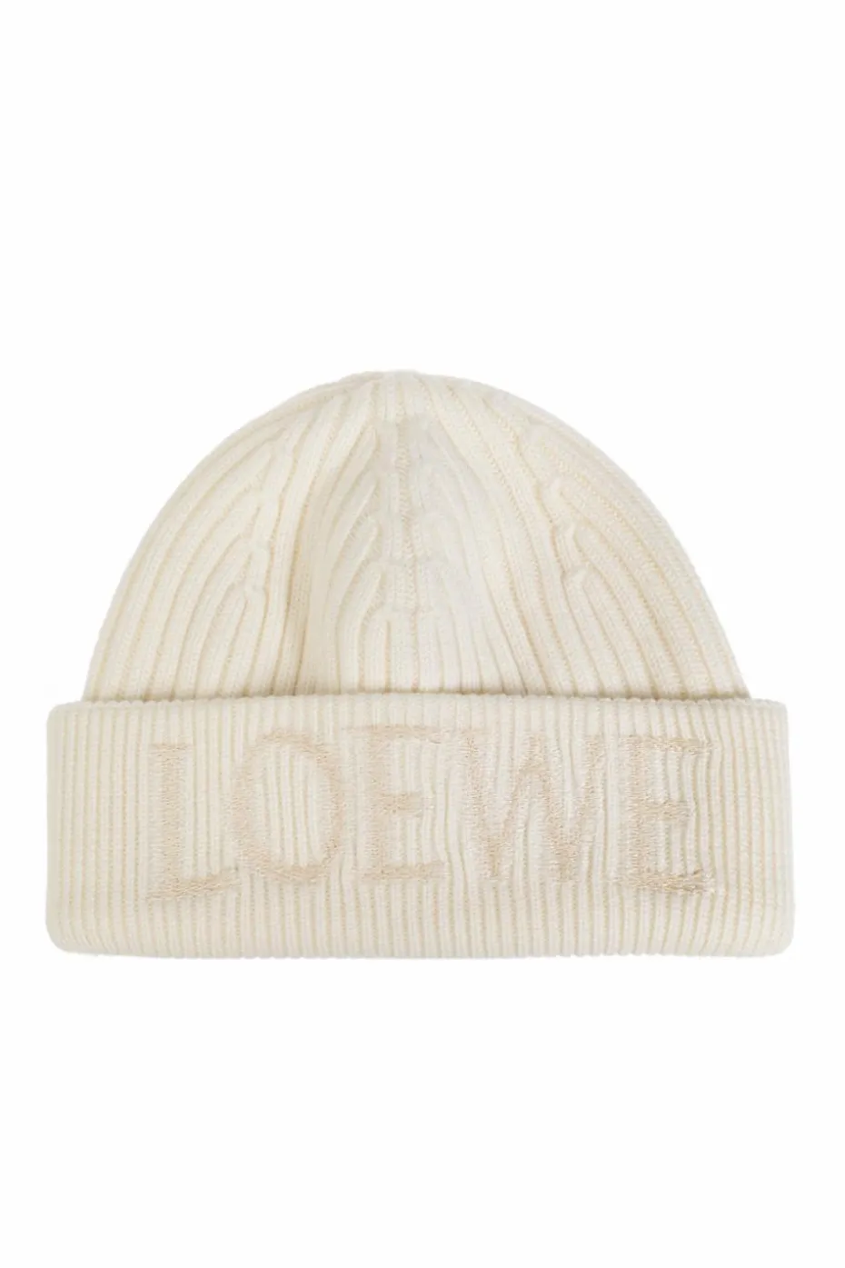 Loewe cream Woolen hat
