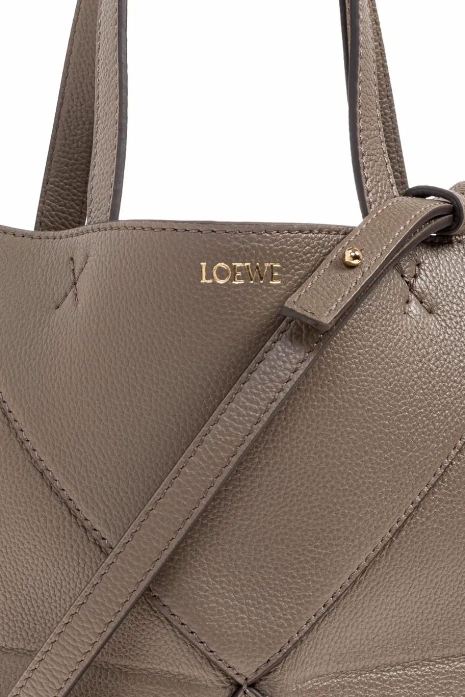 Loewe GREEN Handbag "Puzzle Fold Mini"