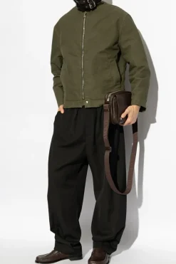 Loewe GREEN Jacket with collar