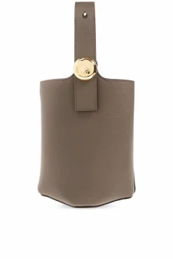 Loewe GREY Handbag "Pebble Mini"