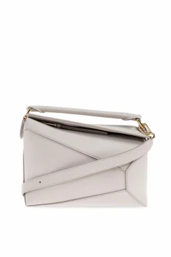 Loewe GREY Handbag `Puzzle Small`