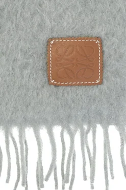 Loewe GREY Scarf with logo