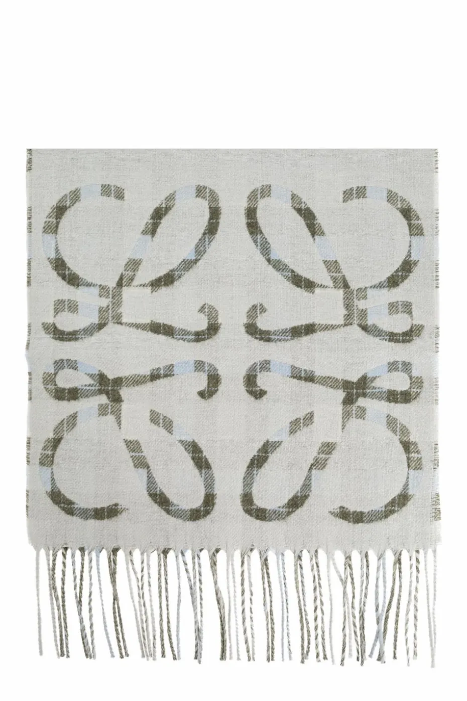 Loewe GREY Scarf with monogram