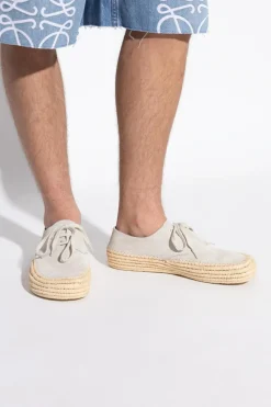 Loewe GREY Suede shoes `Rio`