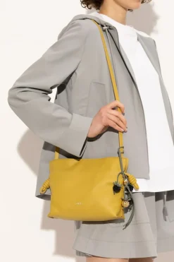 Loewe YELLOW Shoulder bag "Mini Flamenco"
