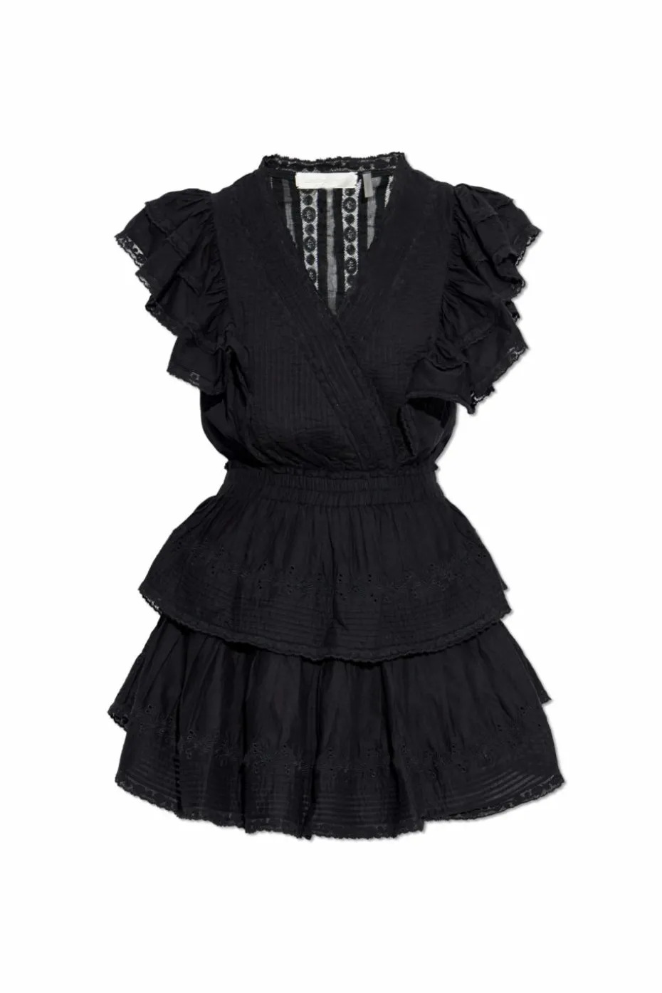 LoveShackFancy BLACK Dress `Gwen`