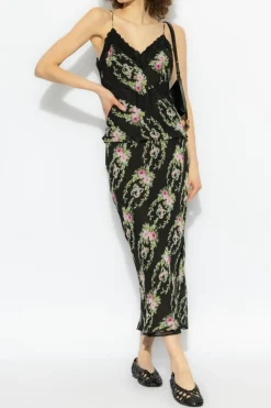 LoveShackFancy BLACK Skirt Castle