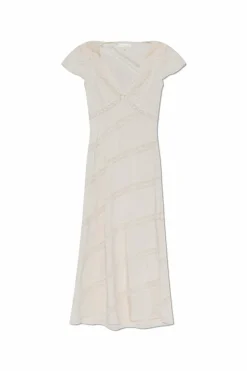 LoveShackFancy cream Dress Perletta