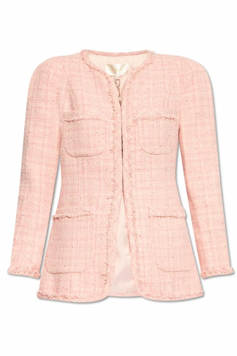 LoveShackFancy PINK Tweed blazer Adrina