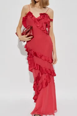 LoveShackFancy RED Dress Rialto