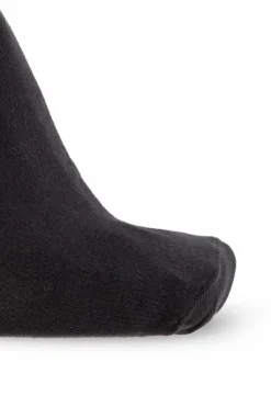 Maison Kitsuné BLACK Socks with logo