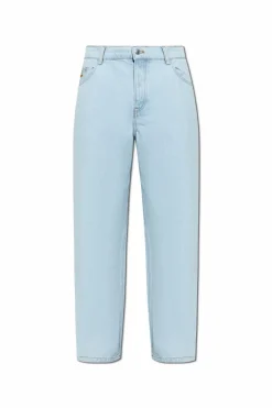 Maison Kitsuné light blue Straight leg jeans