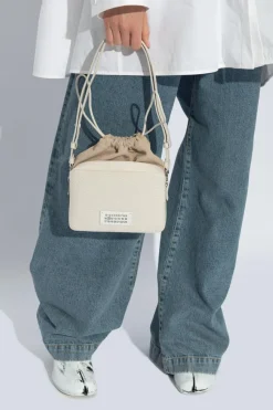 Maison Margiela beige Shoulder Bag '5AC Camera'