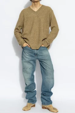 Maison Margiela beige Sweater with vintage effect