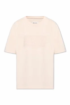 Maison Margiela beige T-shirt with logo
