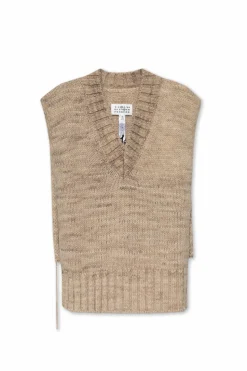 Maison Margiela beige Wool vest