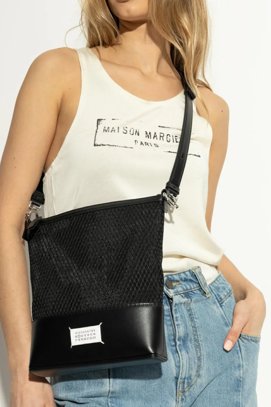 Maison Margiela BLACK Bag with logo