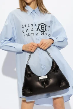 Maison Margiela BLACK ‘Glam Slam Medium’ shoulder bag