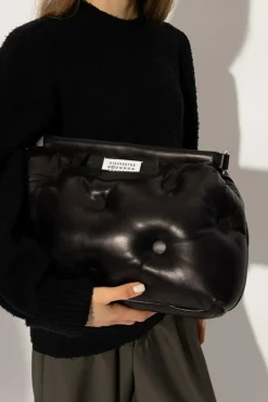 Maison Margiela BLACK 'Glam Slam Medium' Shoulder bag