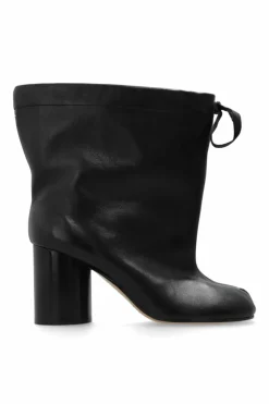 Maison Margiela BLACK Heeled `Tabi` Ankle Boots