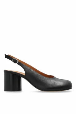 Maison Margiela BLACK Heeled shoes with tabi cutout