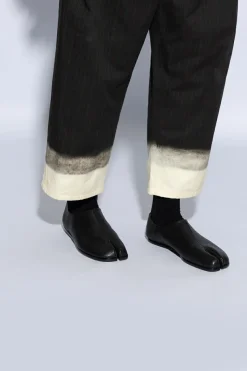 Maison Margiela BLACK Leather shoes