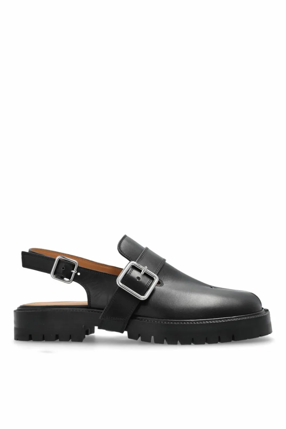 Maison Margiela BLACK Leather shoes