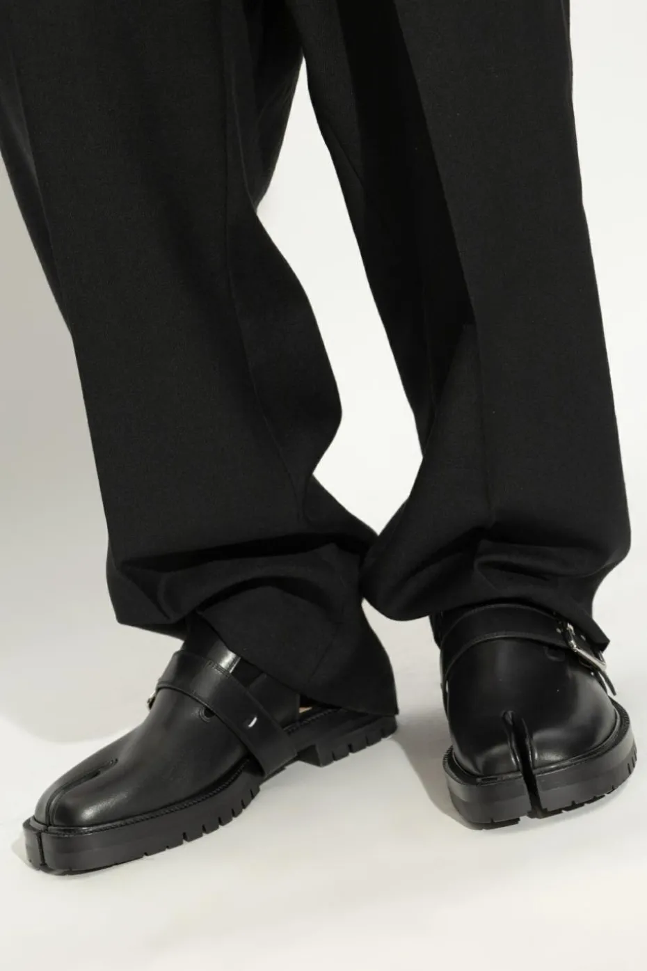 Maison Margiela BLACK Leather shoes