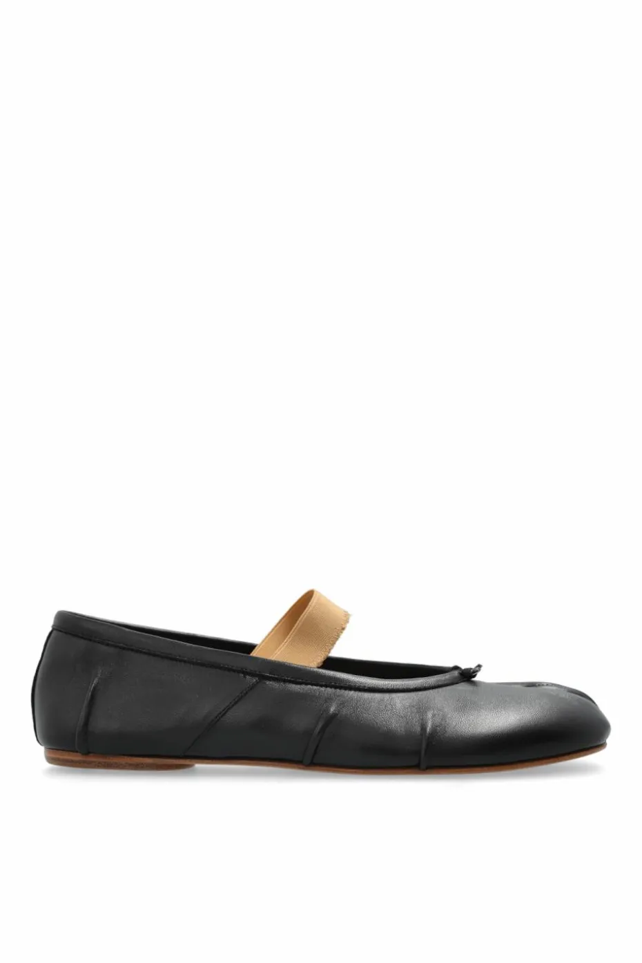 Maison Margiela BLACK Leather ballerinas
